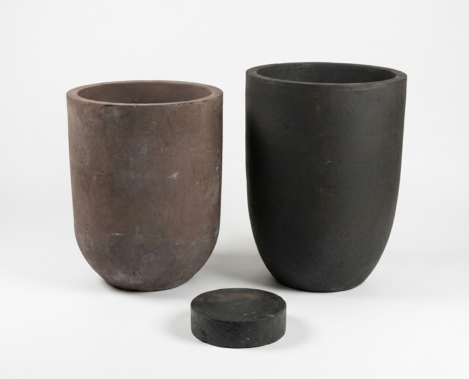 CRUCIBLES WITH PYRO SUPPORTS FOR CRUCIBLES