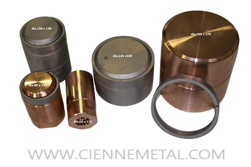 Die casting piston Piston CuBeCo CuNiSi